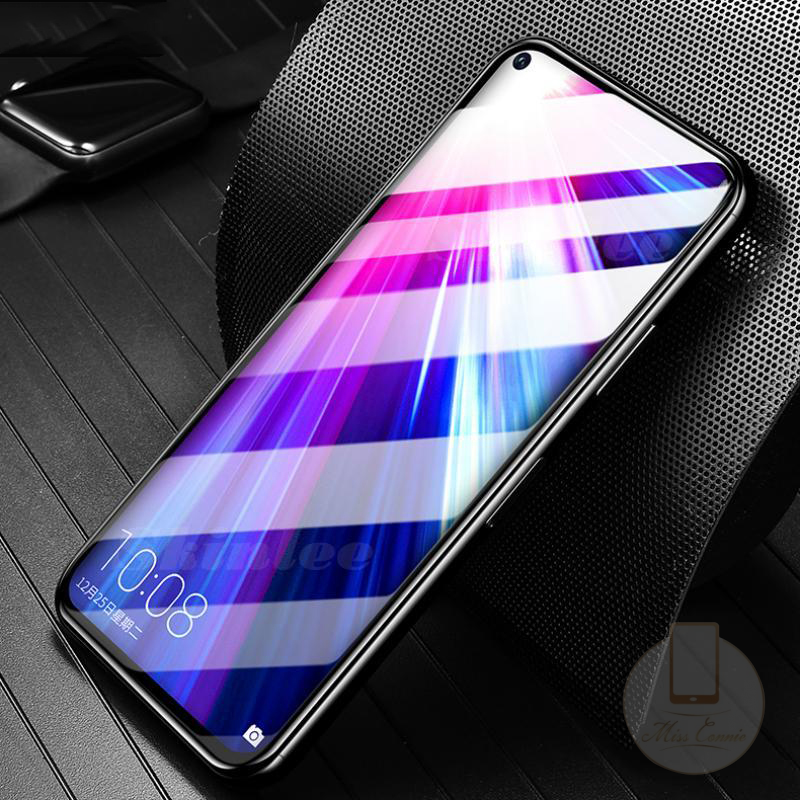 2in1 Tempered Glass Film Carbon Fiber Untuk Oppo Reno 5 A15 Reno 5F A94 Reno4 A53 2020 A12 A54 A33 2020 A52 A11 A31 A9 A5 2020 A7 A12E A92 A72 A5S A3S A11K A37 F9 F11 A1K