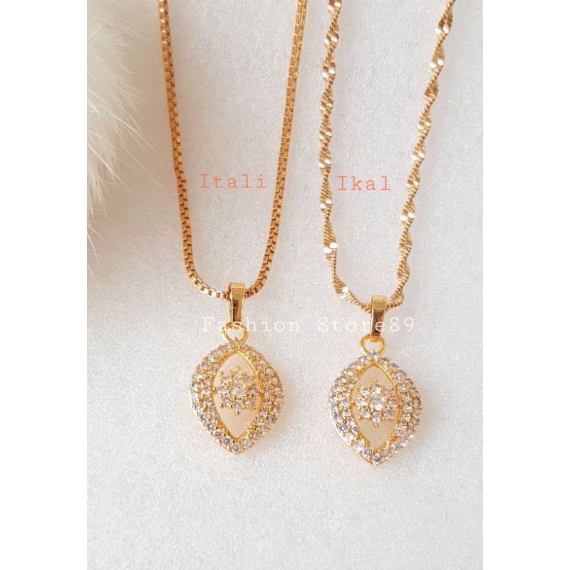 New Kalung Full permata Impor bahan xuping bestseller perhiasan lapis emas xuping yaxiya import