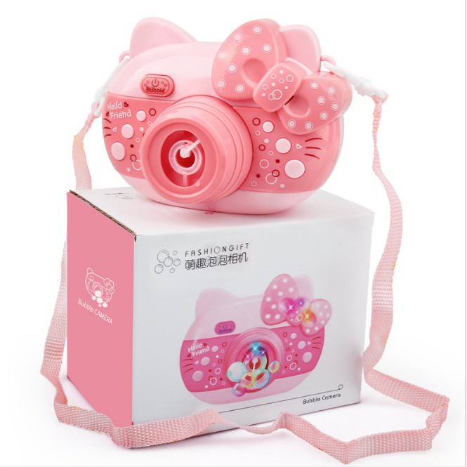 JMT-Mainan Anak Bubble Machine/Mainan Anak Camera Bubble Beautiful Music/Bubble Camera