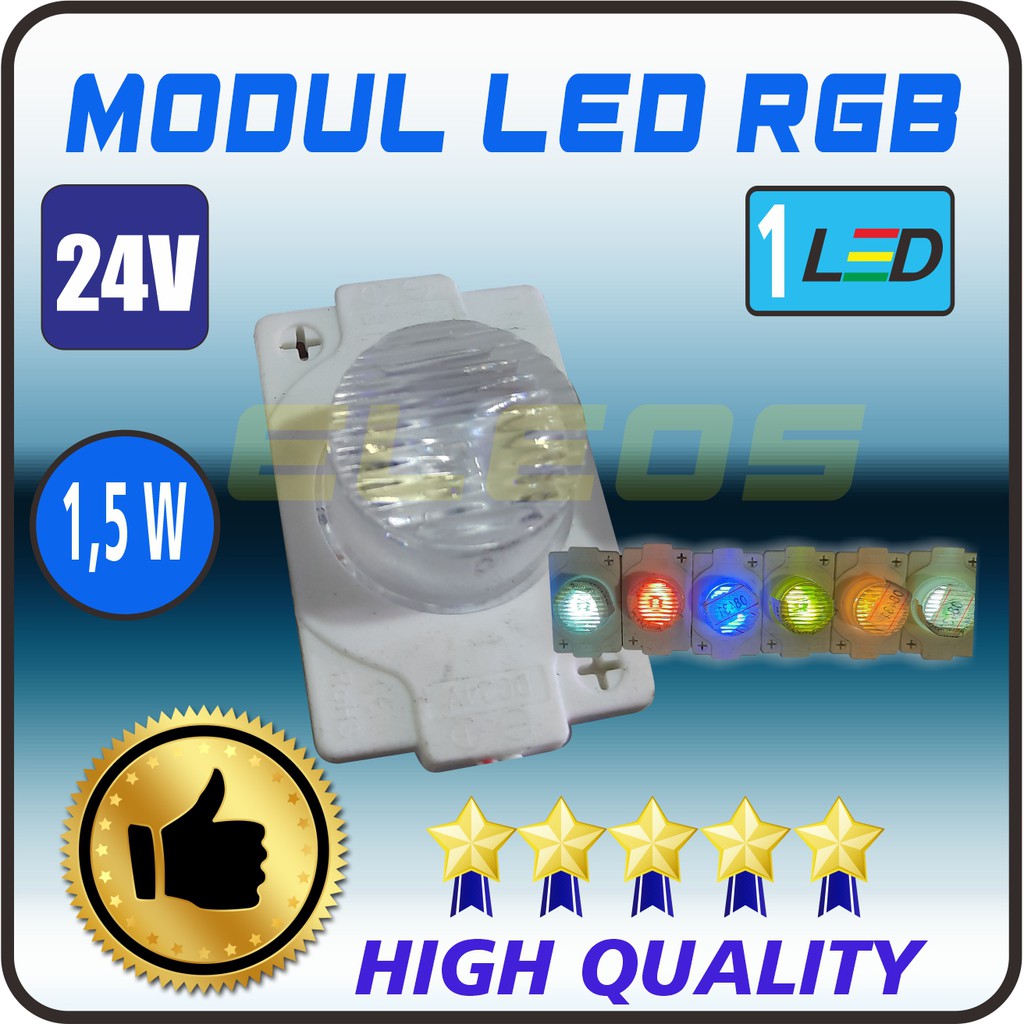 LED Modul RGB 24V 1 Mata 1,5 Watt