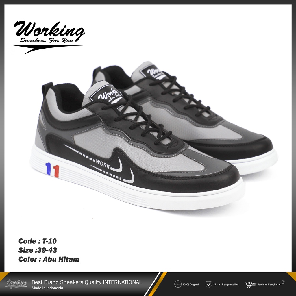 Working Snekers For You Sepatu Pria Import T-10