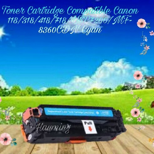 Toner Cartridge Compatible Canon CRG-118 318 718 CRG318 LBP-7200 7200Cd 7200cdn 7680 MF8360 Cyan