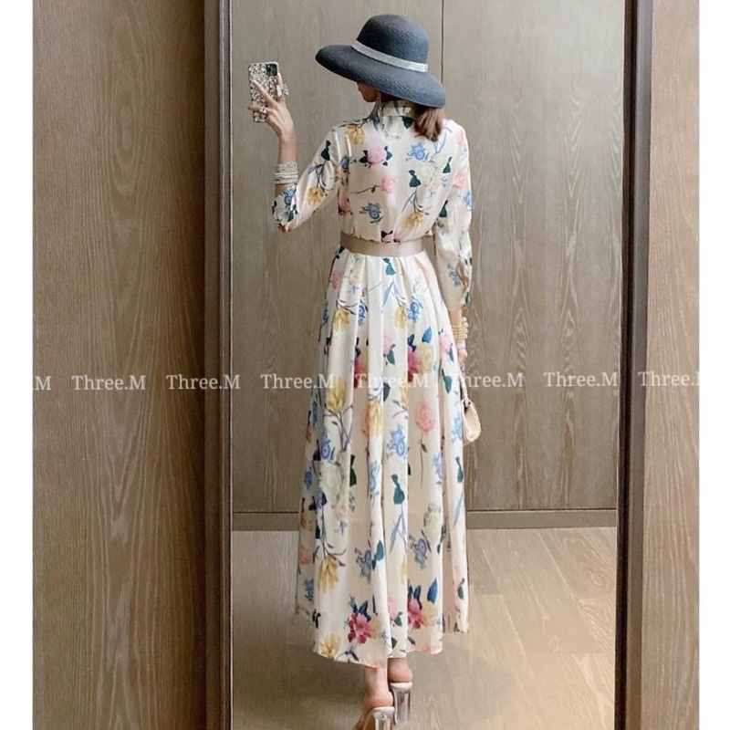 MAXI DRESS IMPORT WANITA ASIA KOREA JEPANG ORIGINAL ZE15