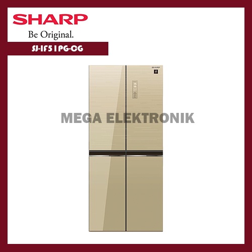 Sharp SJ-IF51PG-CG Kulkas Side by Side 472 Liter - KHUSUS JABODETABEK