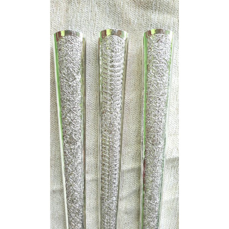 pendok bunton lapis perak tebal 0.3mm