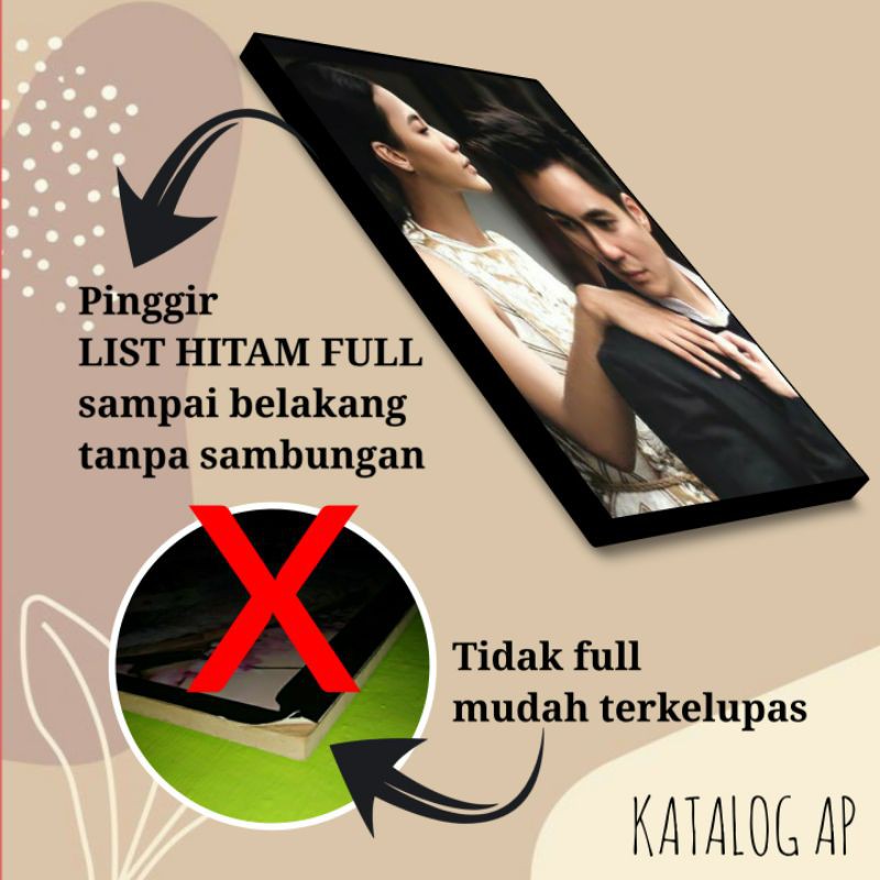 CETAK FOTO 17R PLUS BINGKAI 30x40cm BANYAK MOTIF ads