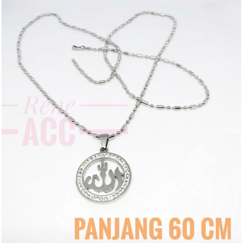 kalung Titanium wanita LAFAZ ALLAH