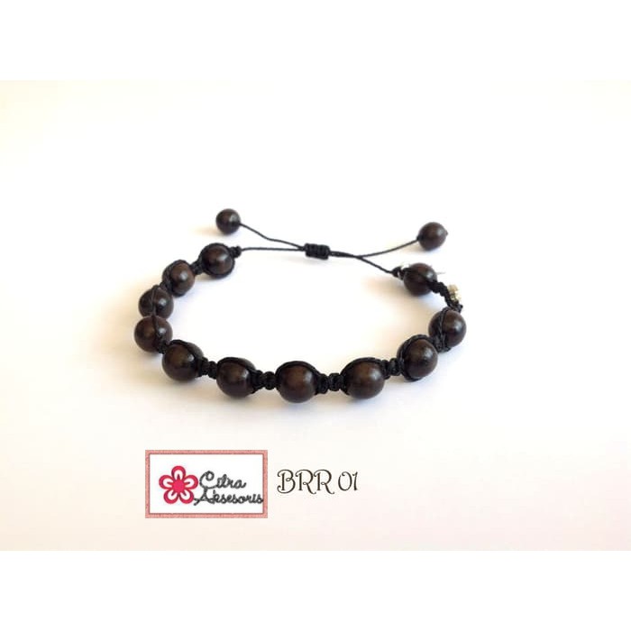 Gelang Rosario Kayu Gaharu Shamballa