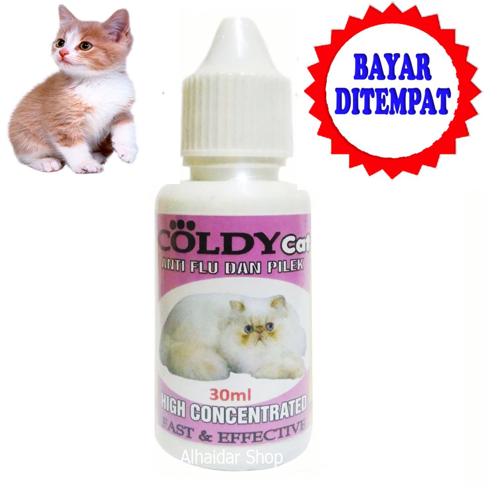 Obat kucing flu bersin COLDY