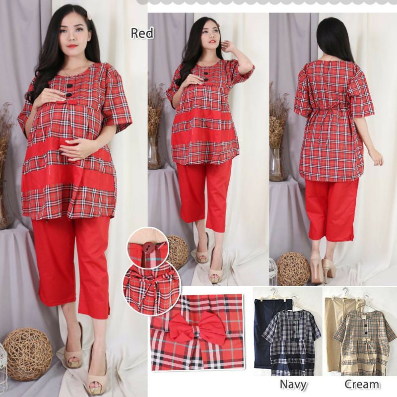 Stelan baju hamil jumbo/baju hamil jumbo/baju menyusui/pakaian hamil,xxl jumbo-ST42