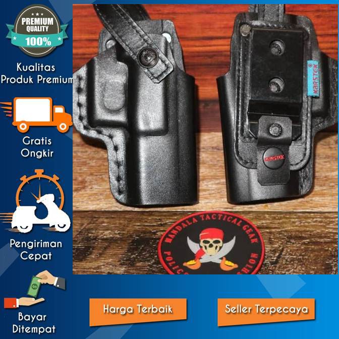 BARANGASLI HOLSTER HS9 / HS2000 ASLI KULIT MNDL