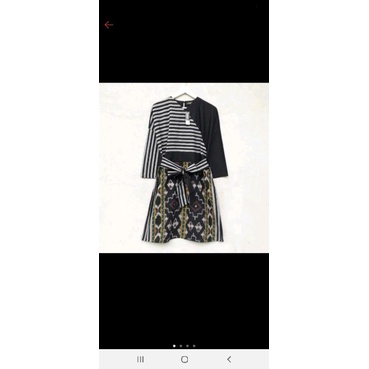 batik dress tenun sovinska hitam L