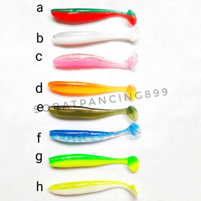 umpan soft lure 7 cm berat 2 gr
