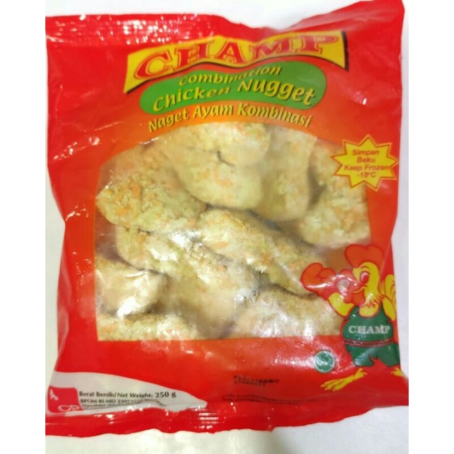 

nugget ayam champ 250gr