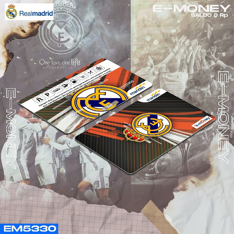 REAL MADRID EMONEY / E-MONEY POLOS SALDO Rp 0