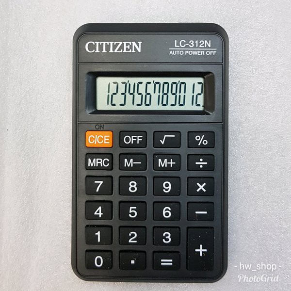 

Kalkulator Citizen CT 312 N . Kalkulator 12 Digit