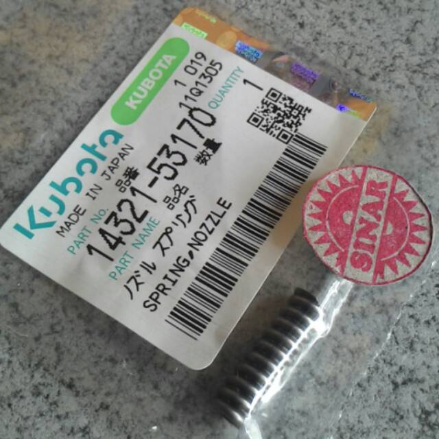 RD85 Nozzle Spring Kubota RD 75 85 105 115 Veer Per Nojel