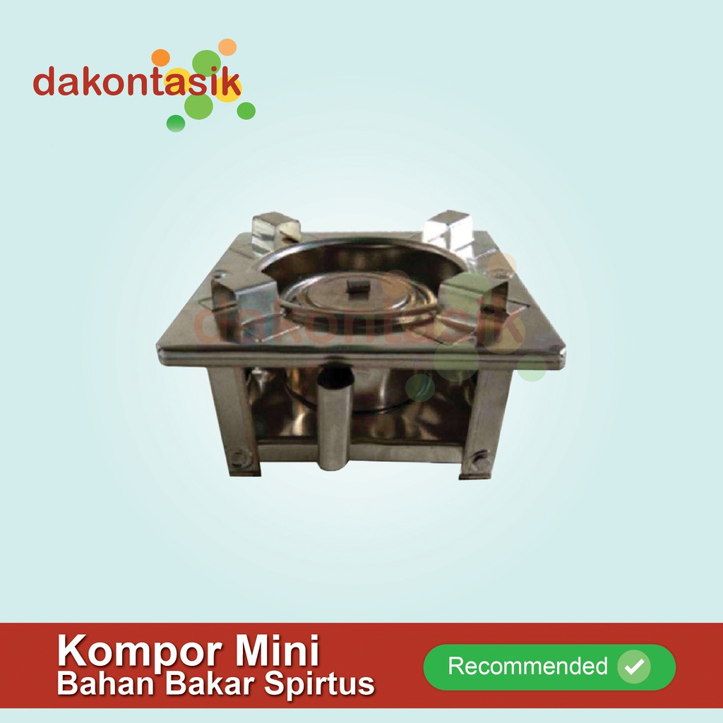 Kompor Mini Bahan bakar Spirtus untuk Mainan Anak dan Masak Beneran