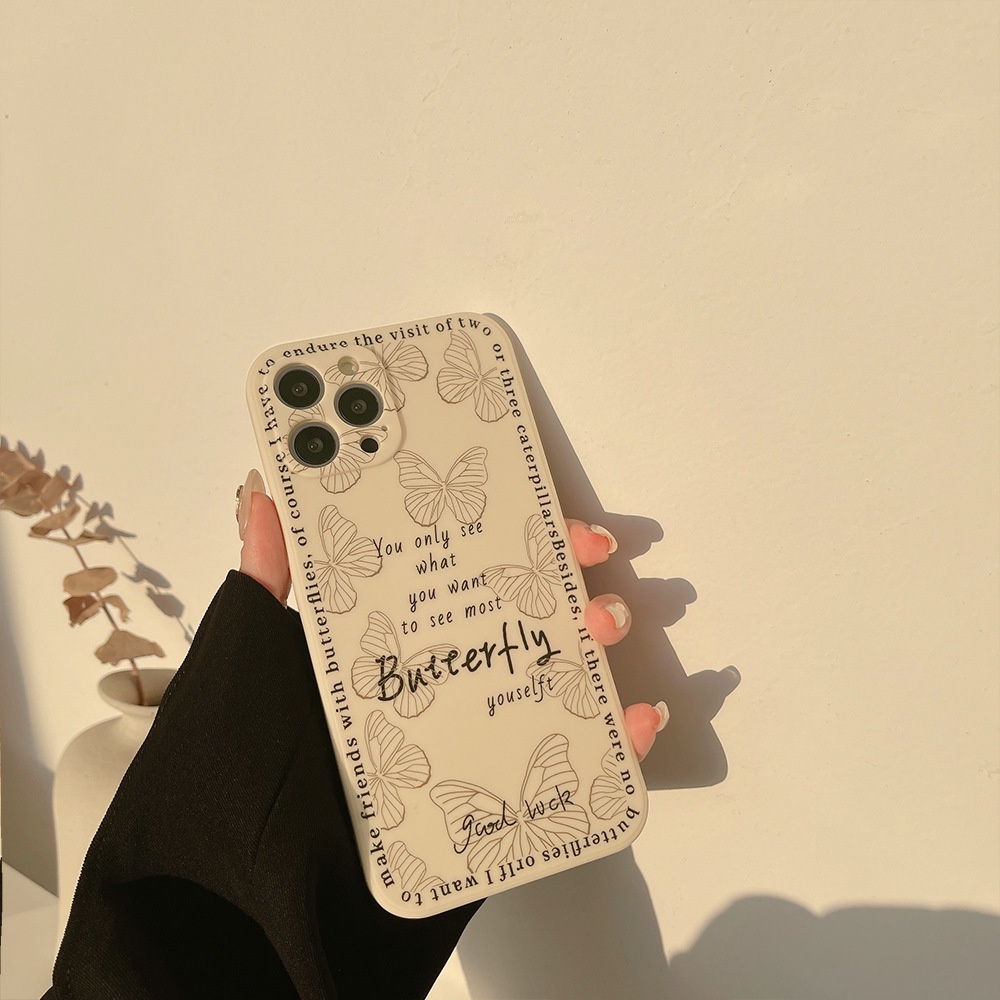 Casing Softcase Xiaomi Redmi 10 9 9A 9C NFC 9T Mi POCO M3 POCO X3 NFC Pro Note9 10 8 10Pro Motif Kupu-Kupu Butterfly