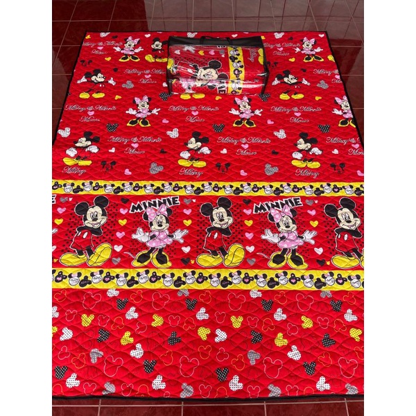 MAMAH_INEZ TIKAR QUILTING ECER MOTIF KARAKTER MICKEY MOUSE UKURAN BESAR