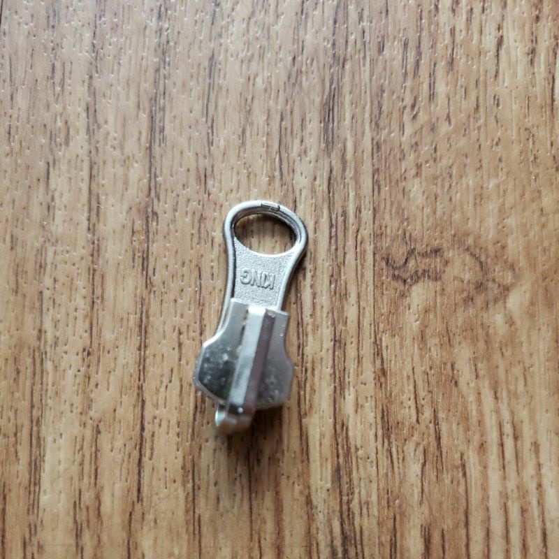 KEPALA RESLETING SILVER BESI BOLAK BALIK KEPALA RITSLETING SILVER