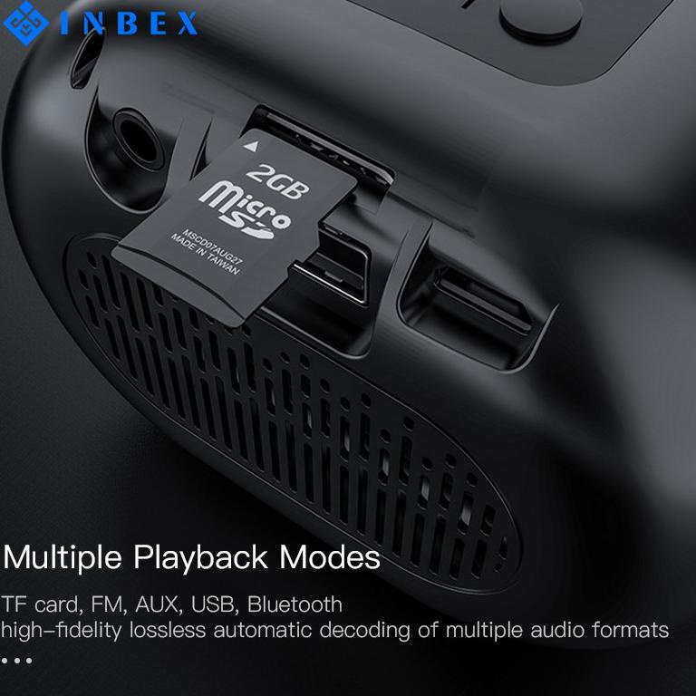 "KN.08Ap22ž" INBEX Speaker Jam Bluetooth Portable FM Radio Wireless Bass Stereo Original / Wireless 