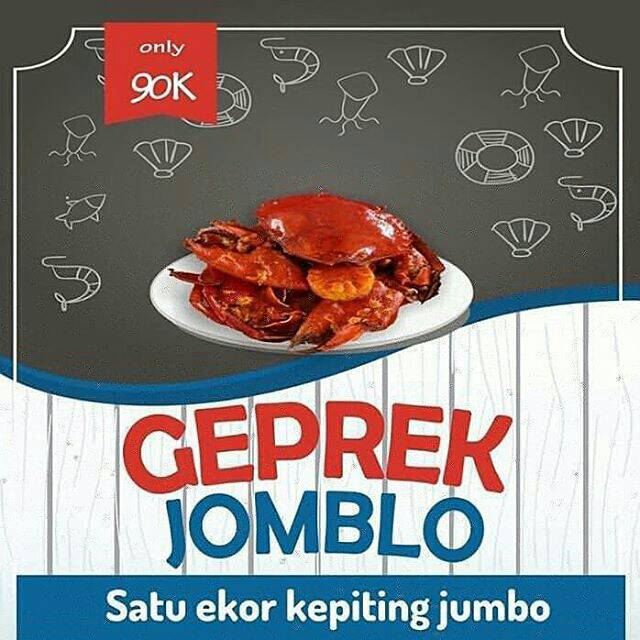 

Kepiting geprek jomblo