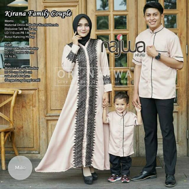 COUPLE FAMILY KIRANA  ANAK COWO ORI BY NAJWA SOLO