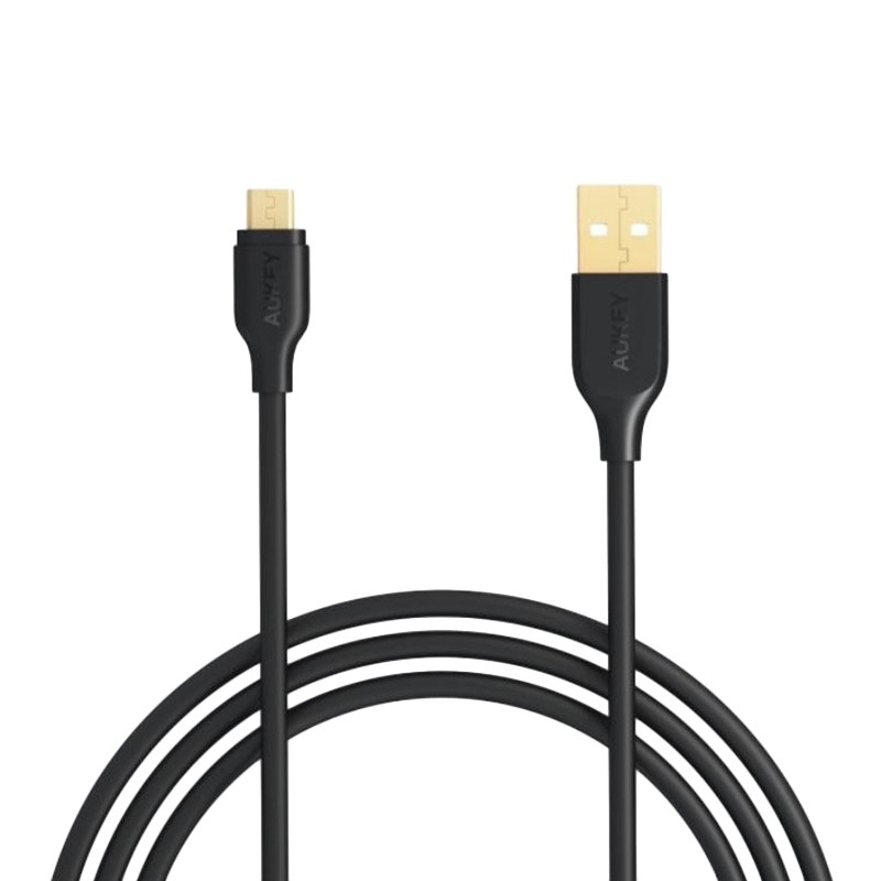 AUKEY CB-MD1 Micro USB Data Cable - Hitam [Good Plate/ 1 m] Hitam