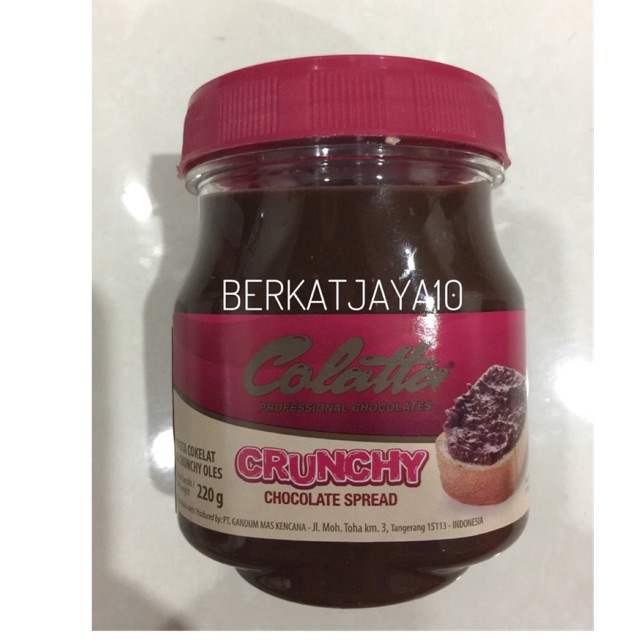 Colatta Crunchy Chocolate Spread 220 gram