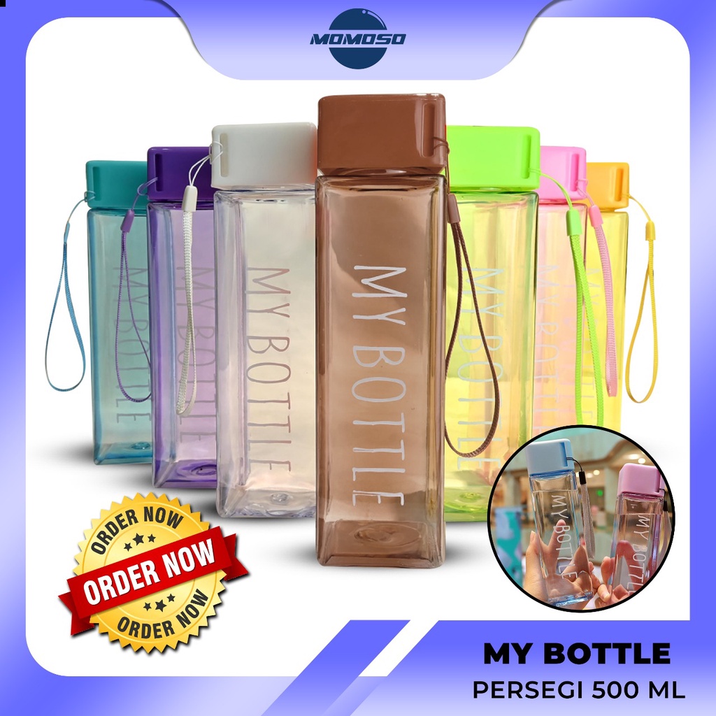 Jual Momoso Botol My Bottle Persegi My Bottle Kotak My Bottle Persegi 500 Ml My Bottle 6292