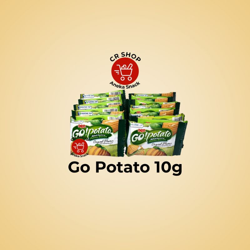 

PROMO!!! Gopotato Biskuit Kentang @10g (20pcs)