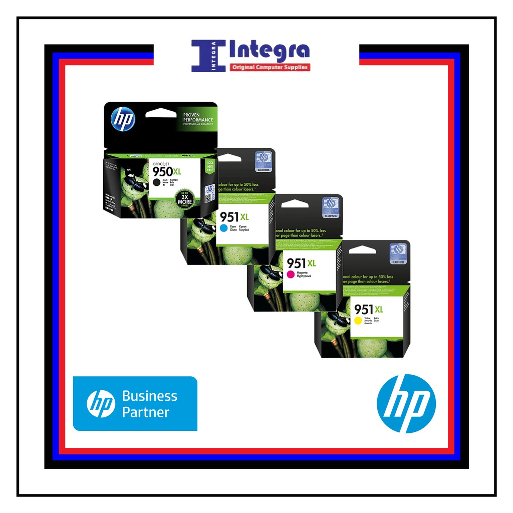 Tinta HP 1 Set 950 &amp; 951 ( Bk, C, M, Y ) Original Cartridge