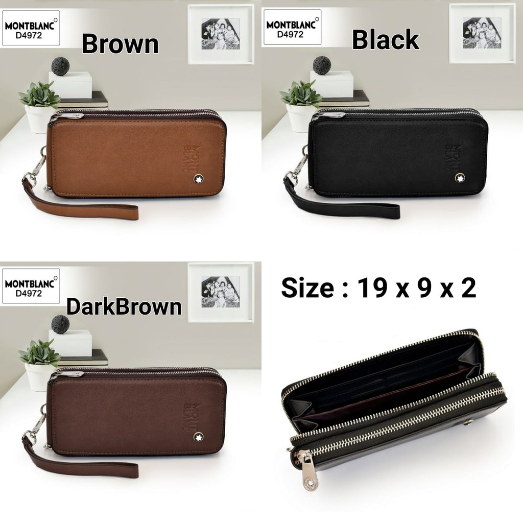 CLUTCH BAG PRIA HANDBAG MEN LEATHER ~ D4972 ~
