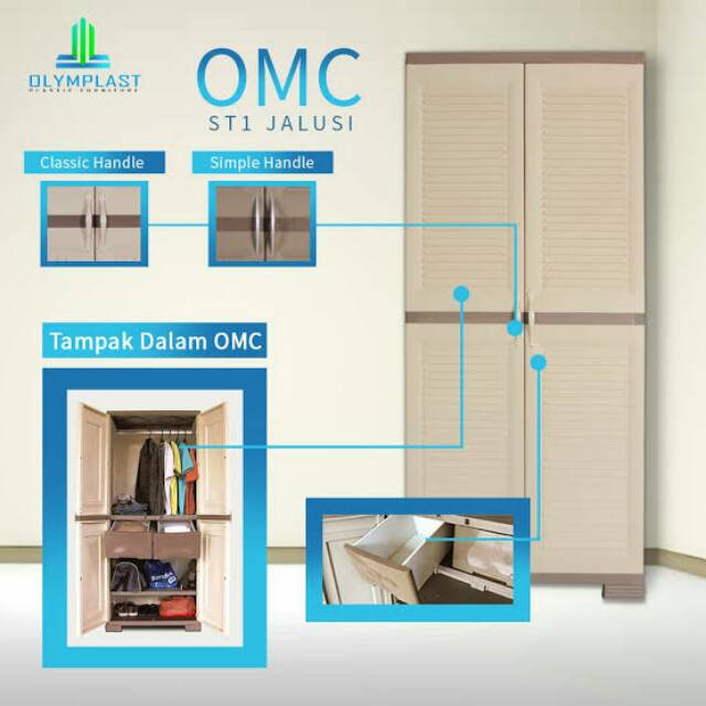 OLYMPLAST OMC JALUSI ST1, LEMARI OLYMPLAST