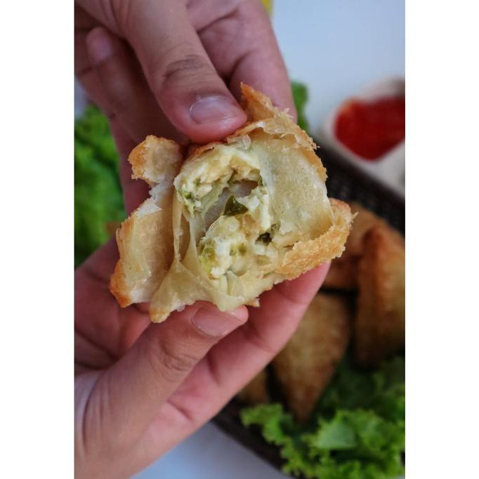 

Samosa / Sambosa Keju Frozen Isi 10Pcs Halal Murah