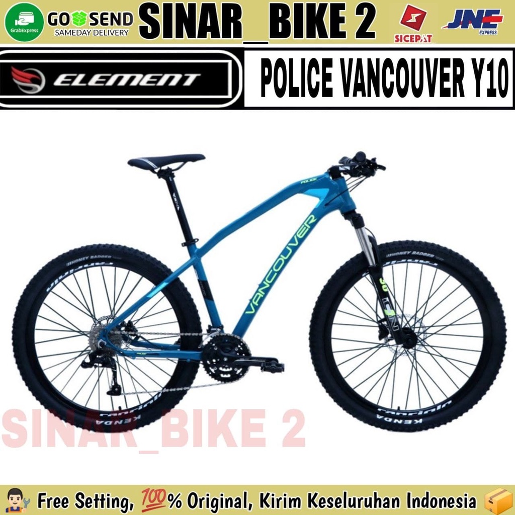 Sepeda Gunung MTB ELEMENT VANCOUVER Y10 27.5 Inch Alloy 3 x 10 Speed