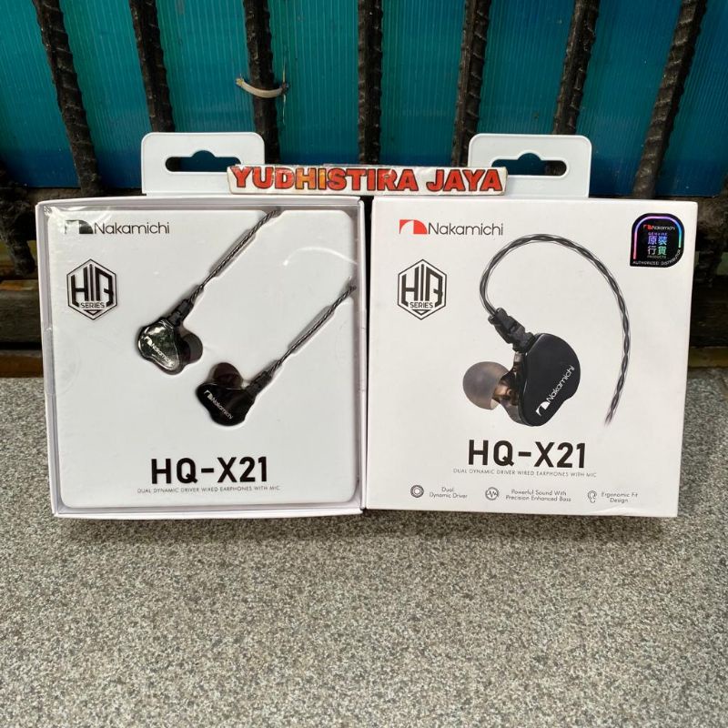Nakamichi HQ X21 Original In Ear Monitor Earphone with Microphone