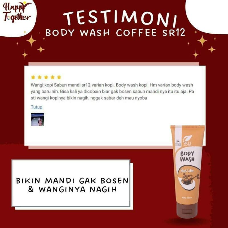 BODY WASH BLACK COFFE SR12 || BODY WASH COFFE SR12