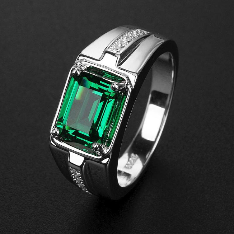 Cincin Model Terbuka Desain Geometri Hias Kristal Sapphire Berkilau Gaya Simple Untuk Wanita