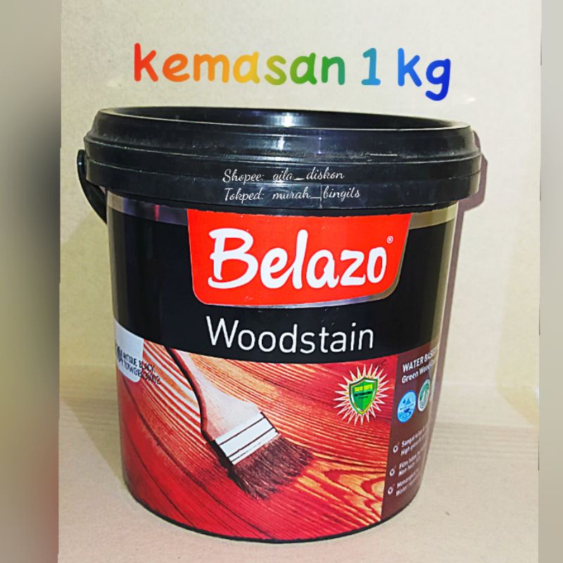 Politur/ Plitur kayu/ Woodstain, WATER BASED/ AIR, Belazo 1 liter