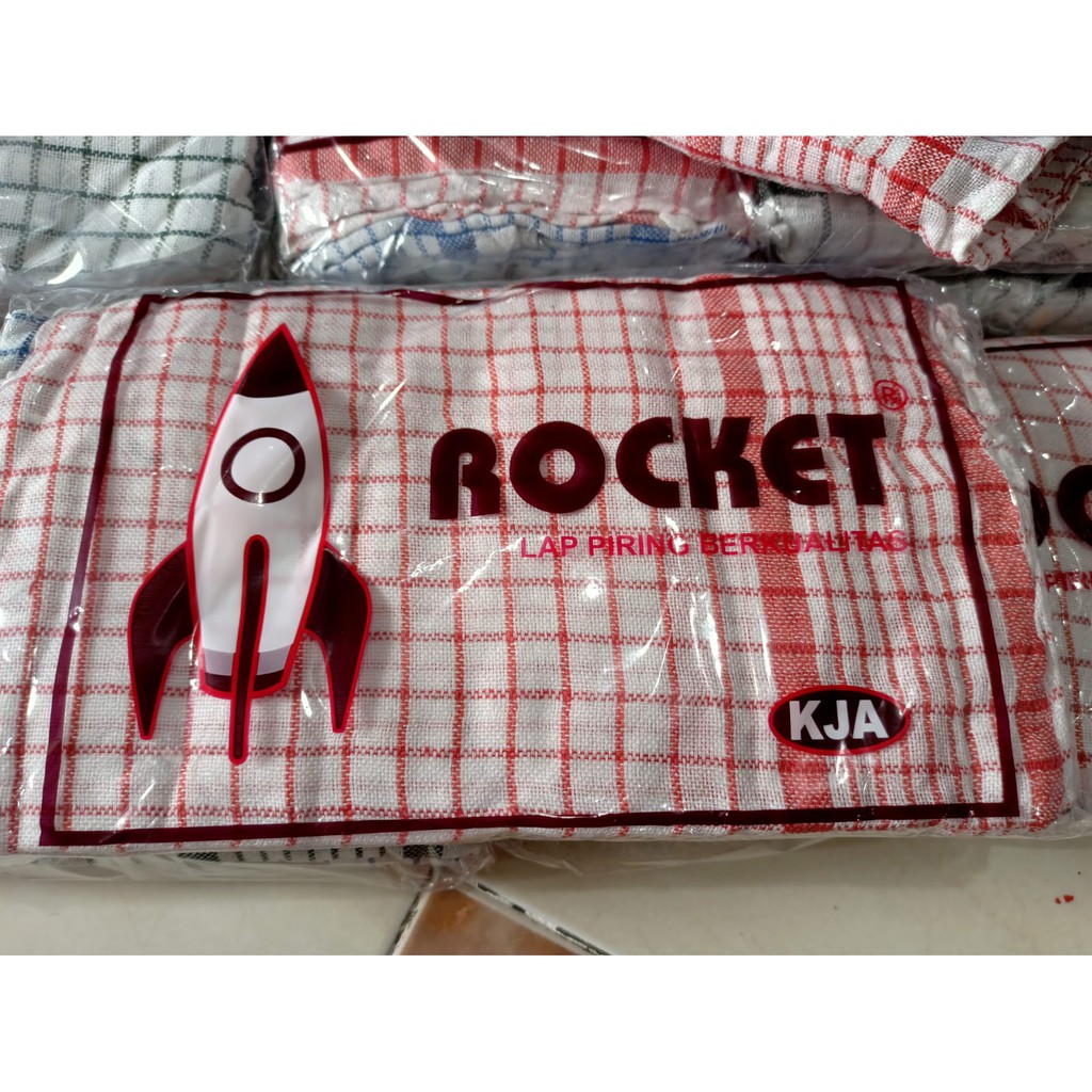 PROMO !!! 1 LUSIN SERBET / KAIN LAP / SERBET MERK ROCKET