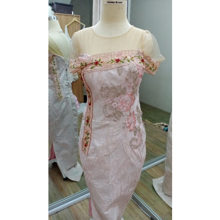 [GRATIS ONGKIR] Gaun cheongsam second / gaun tunangan Chinese preloved / gaun cheongsam preloved / g