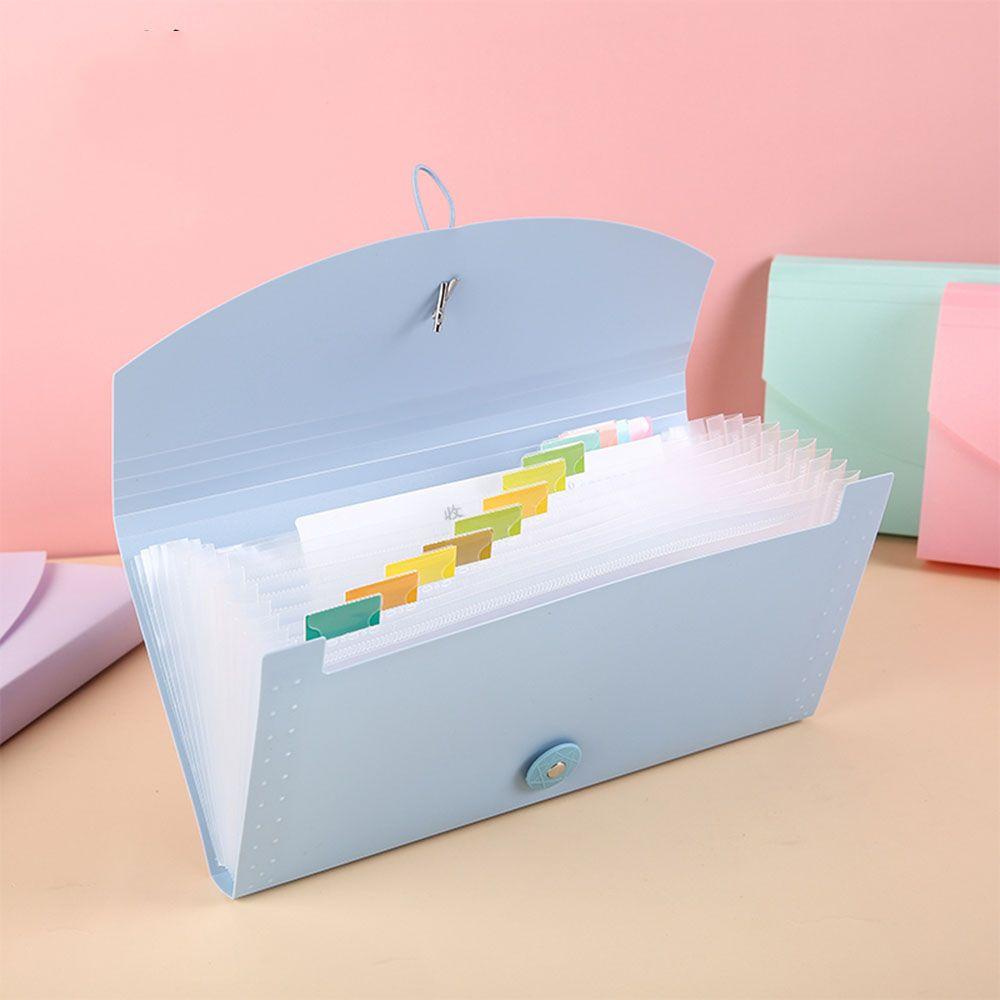 Top 13saku Expanding File Folder Plastik Expandable Organizer Dokumen Usaha