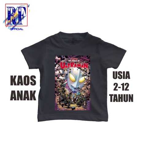 KAOS ANAK MOTIF ULTRAMAN BAJU T-SHIRT VINTAGE KAOS KIDS TEE OOTD UNISEX PAKAIAN FASHION ANAK KECIL H
