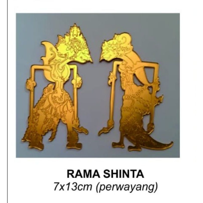 mahar akrilik wayang