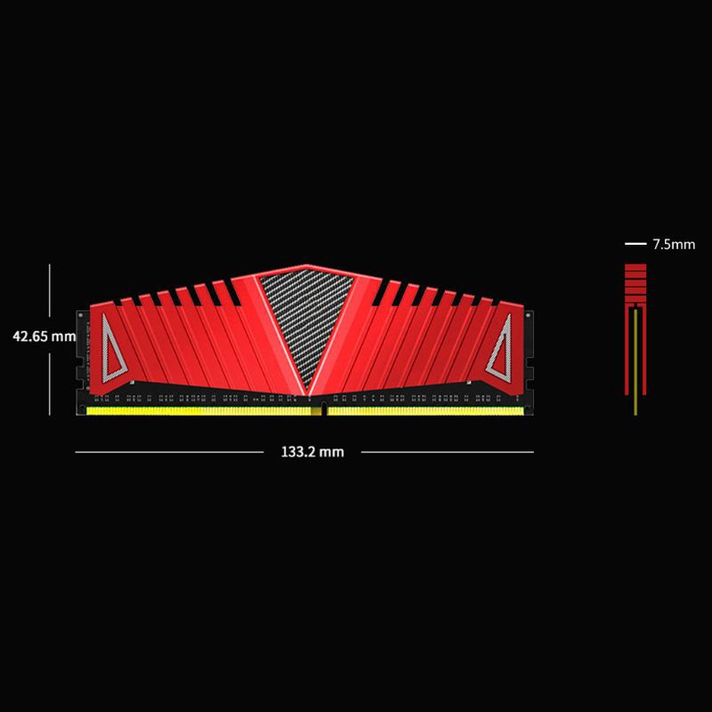 Vivi 1 Set Heatsink Radiator Pendingin Memory Ram Ddr2 Ddr3 Ddr4