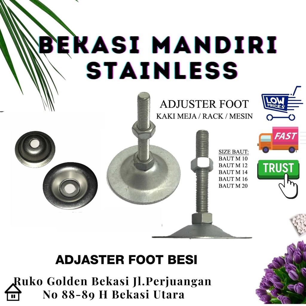 Adjuster Foot / Kaki Meja