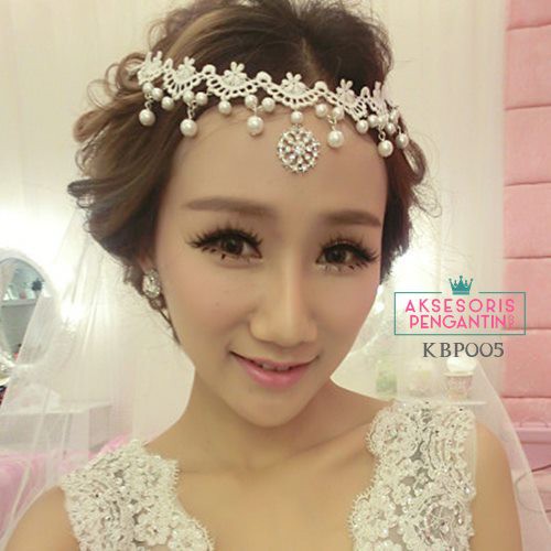 [READY STOCK] AKSESORIS WEDDING KALUNG PESTA NECKLACE PENGANTIN PUTIH KBP005