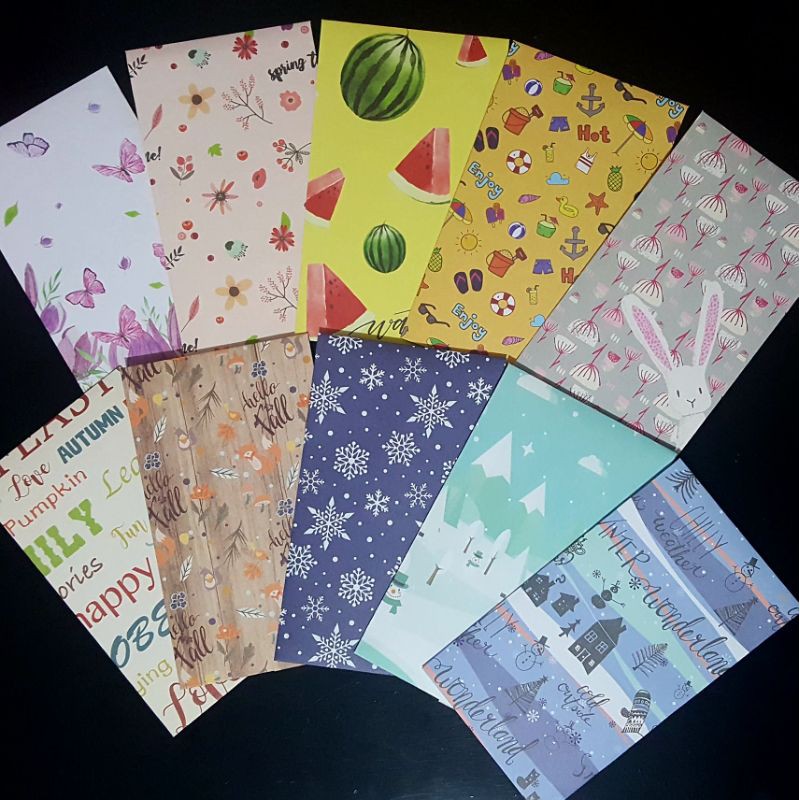 

Amplop lebaran angpao lucu motif season 1 pack isi 10 pcs beda motif